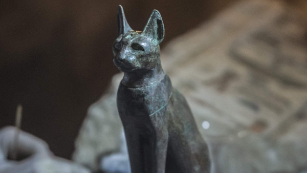 What exactly is the cat in the Egyptian pyramids