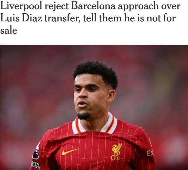 Don t sell it! DO: Liverpool refuses Barcelona s transfer contact with Dias and tells him that it is not a seller