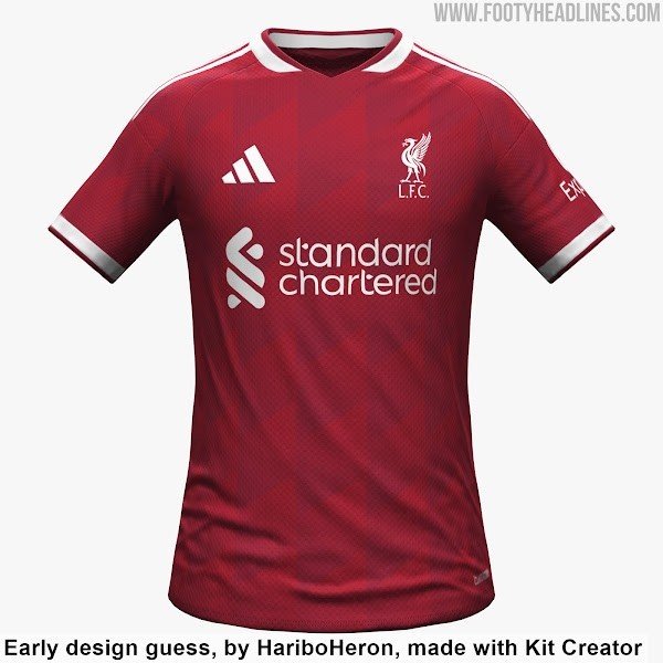 Liverpool s 26-27 season home jersey spy photos: Decorated with crimson tones + white details