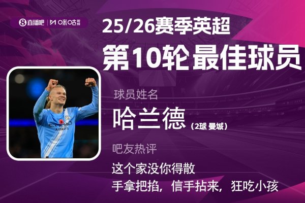 XMigu Sports | Best of the 10th round of the Premier League: Haaland is elected, this family will be separated without you