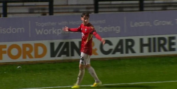 Nicky Butt s 18-year-old son Reuben made his first start for Salford City and scored two goals